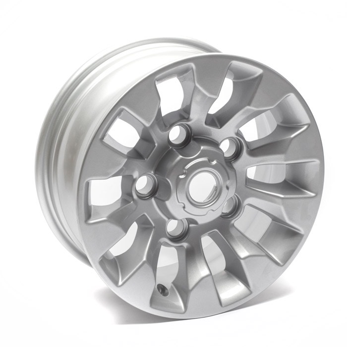 sawtooth silver alloy wheel 16