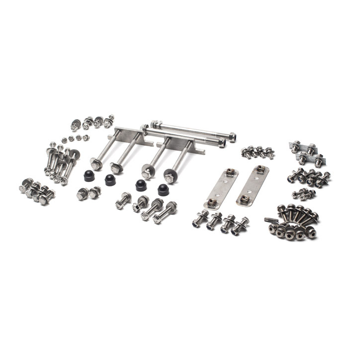STAINLESS STEEL HARDWARE KIT BODY TO CHASSIS DEFENDER 90