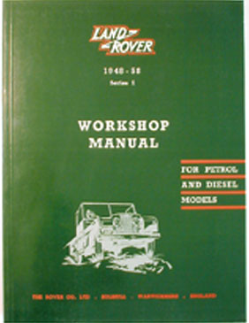 WORKSHOP MANUAL - SERIES I 1948-58