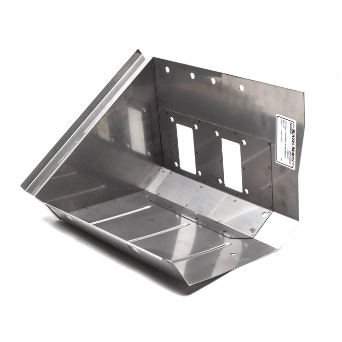 REPLACEMENT STAINLESS STEEL FOOTWELL ASSEMBLY LH - SERIES II-III LHD