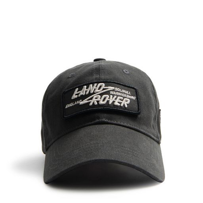 HAT - LAND ROVER VELCRO PATCH - SLATE
