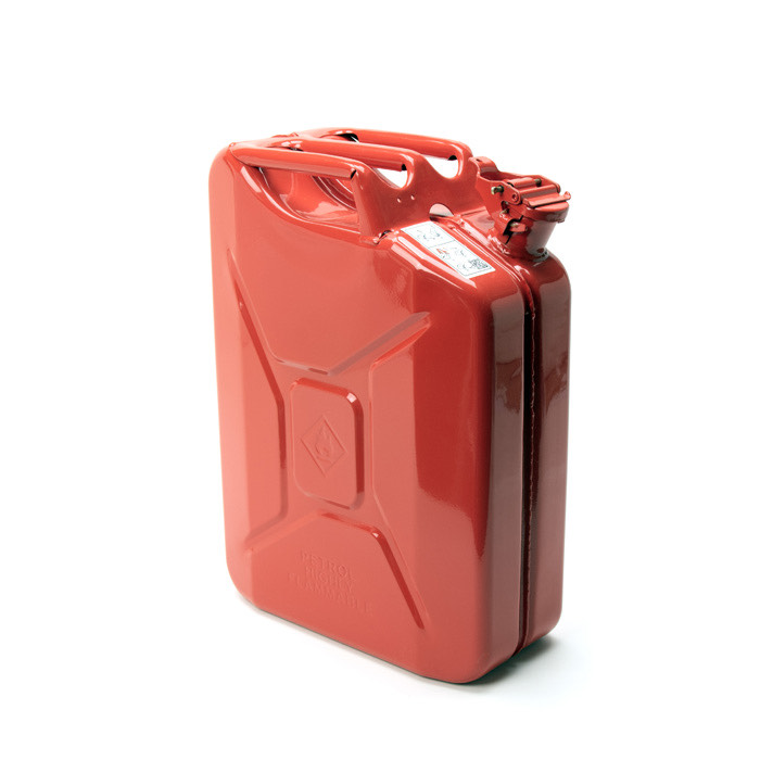 FUEL CAN, NATO APPROVED 20 LITER RED