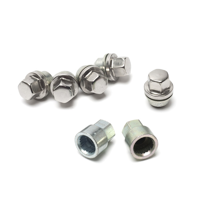 LOCKING WHEEL NUTS SET OF 5 FOR ALLOY WHEELS