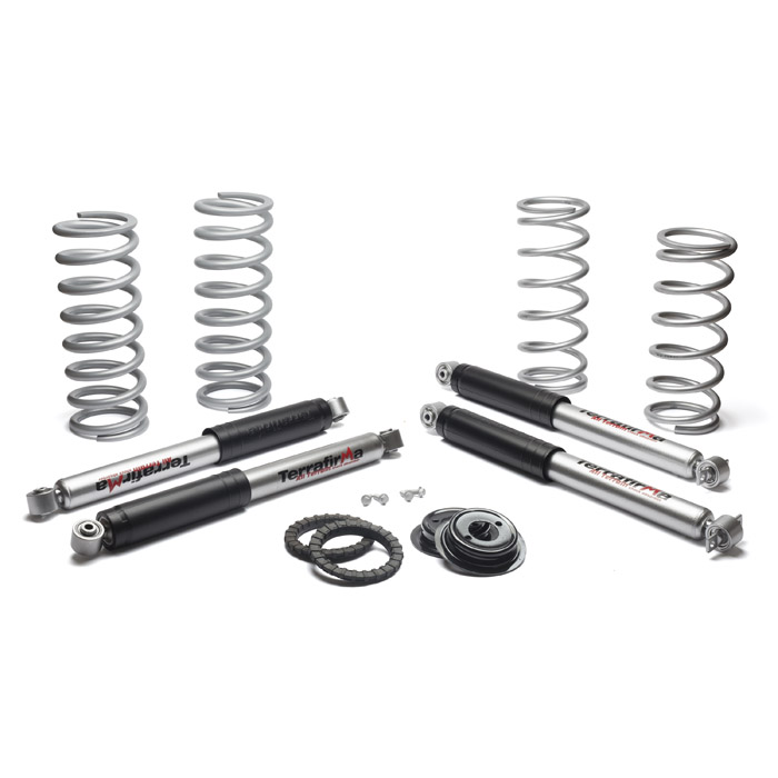 Plus 2 Inch Medium Duty Coil Spring Conversion Kit by Terrafirma for Discovery II
